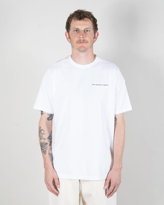 LOGO TEE (WHITE/BLACK)