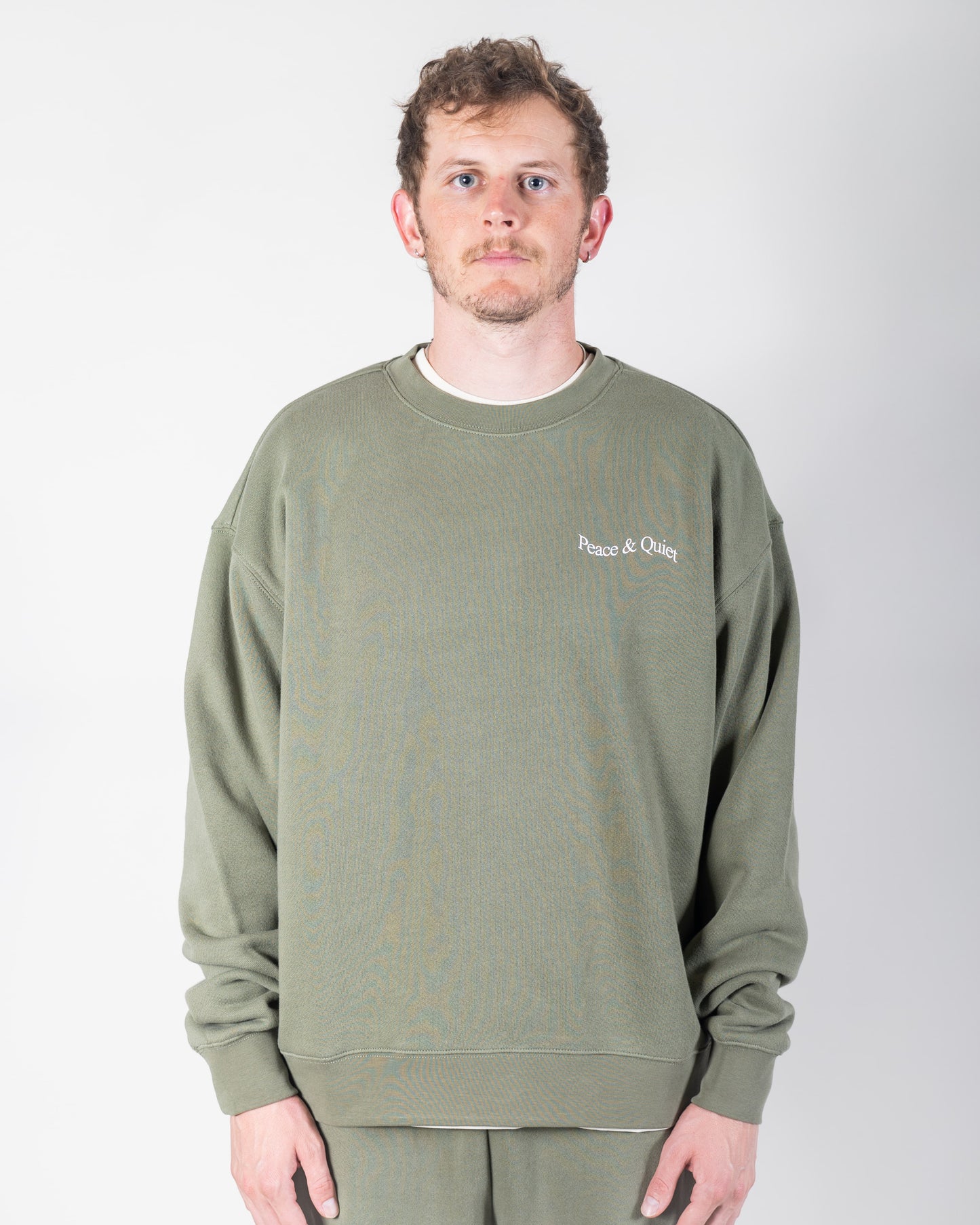 WORDMARK CREWNECK (OLIVE)