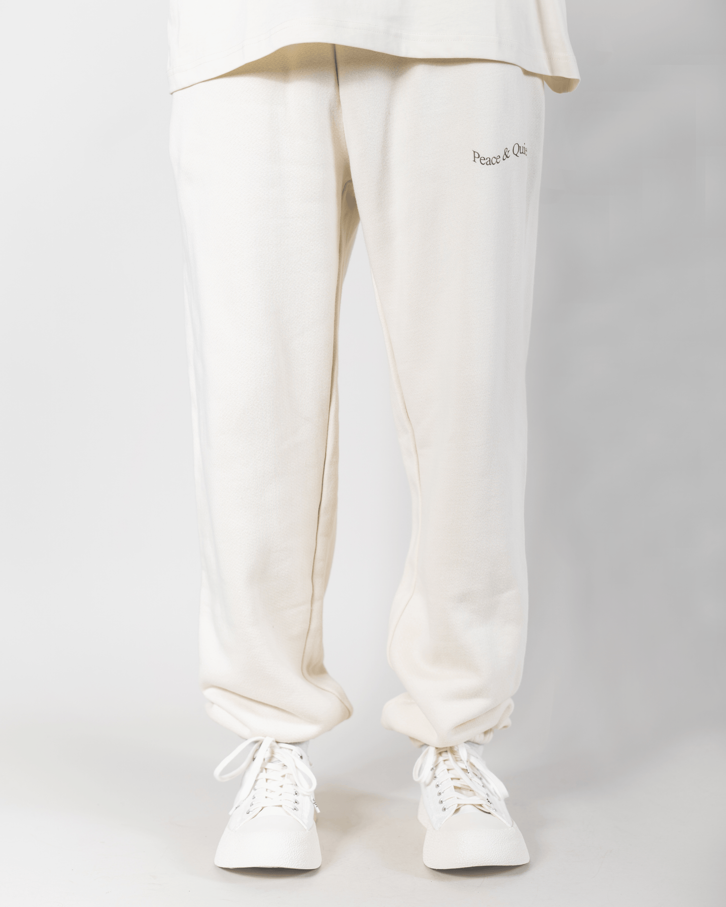 WORDMARK SWEATPANTS (BONE)