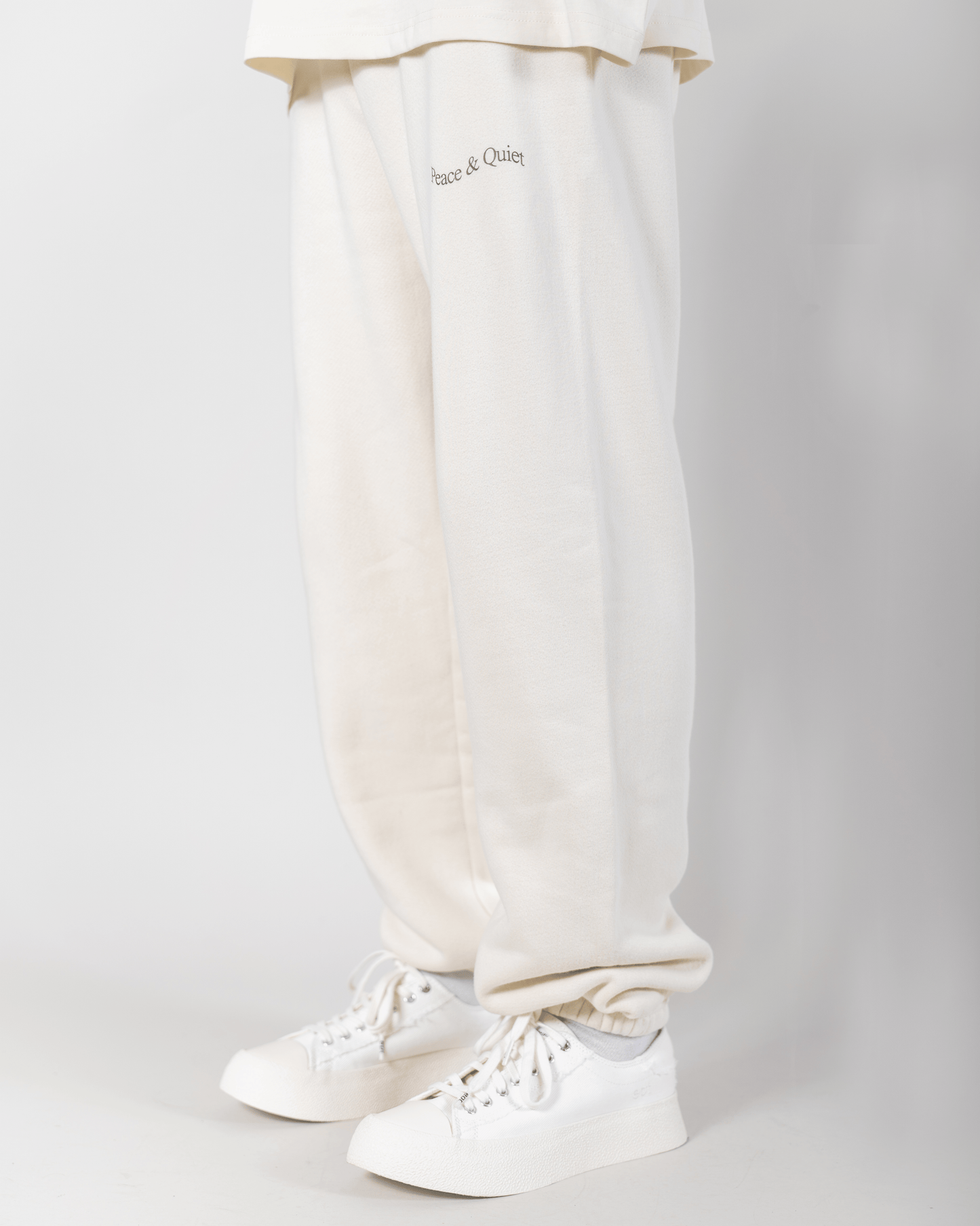 WORDMARK SWEATPANTS (BONE)